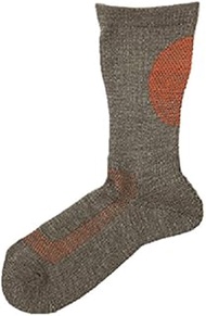 M-721-1 Plain Tapered Socks, Size 9.8-10.6 inches (25-27 cm), X-D Gray