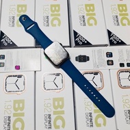 new stock jam tangan smartwatch t500+ t500plus original bisa telponan - t500+pro biru