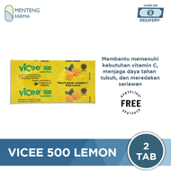 Vicee 500 Mg Lemon 2 Tablet - Tablet Hisap Vitamin C 500 Mg
