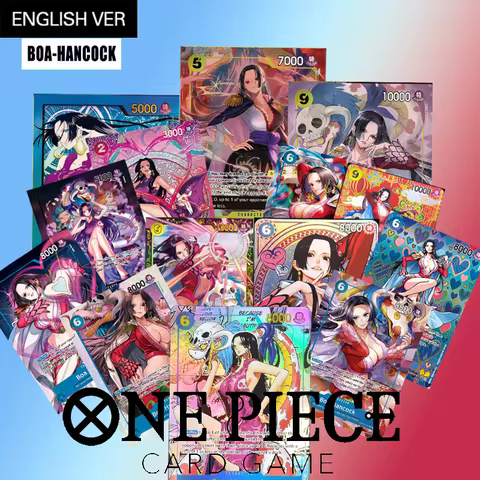 Diy One Piece English Card Boa Hancock Series Op07-038 Op14-112 Op07-051 Eb03-026 Op07-051 OP12-014 
