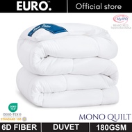 EURO. DUVET QUILT | 6D Filling Fiber Duvet Insert 180GSM | Single Queen King | Soft Down proof