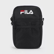 Fila Bag [BMV-7009-BK] 側背包 斜背包 隨身包 網袋夾層 潮流 休閒 方包 黑