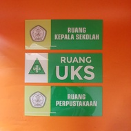 Acrylic Board for School Room Name - School Head Room - UKS - Library Room - 2mm Thickness