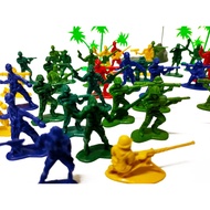 4.5cm Military Soldier Bag 5 Colors 60~66pcs Small Big Model Doll Action Figure