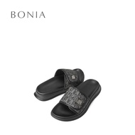 Bonia Black Ilaria Slide Sandals | Kasut Sandal