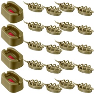 16 Pcs Inline Method Feeder Set with 4 Release Moulds Carp Fishing Feeder Carp Fishing Equipment for