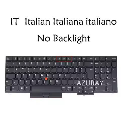 No Backlit Laptop Keyboard for Lenovo Thinkpad L580 20LW 20LX, L590 20Q7 20Q8,E580 20KS 20KT,E585 20