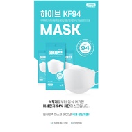 [Made in Korea]KF94/individual packing/4ply Face White Mask/KFDA