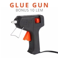 (Terbaik) Alat Lem Tembak Kecil Dan Isi Refill Tembakan Lem Glue Gun