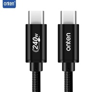 ONTEN OTN-CC201 Super Fast Charging Data Cable 480Mbps PD240W Super Fast Charging Compatible with Wi