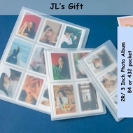 【JL’s Gift】 2R / 3 Inch 84/ 432 sleeves Lomo Card Album/ Big Album / Clear Album / Transparent Album