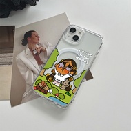 THE SACRIFICIAL SUNFLOWER Crybaby Cute Magnetic phone Casing For iphone 15 16 17 Pro Max