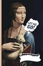 Sketchbook : Da Vinci's Doodles, a Woman holding a Funny Notebook for Sketching, Drawing and Doodlin