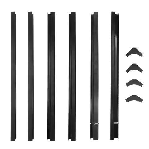 Front Door Pair Plastic Spacer Kit Top & Sloping & Corner For Land Rover Defender 1986 - 2016 201235