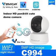 Vstarcam C994 ใหม่ล่าสุด  ( รองรับ WiFi 5G )  ความละเอียด 5 ล้านพิกเซล (1296P) กล้องวงจรปิดไร้สาย In