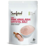 Sunfood Salt, Himalayan Pink, Fine, 1 Pound