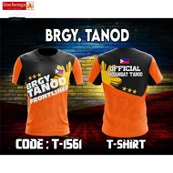 【Free Custom Name & Number】Barangay Official Full Sublimation T-shirt 3D T-Shirt Breathable Short Sl