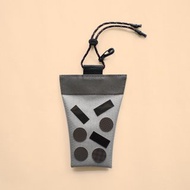 手作反光手搖飲-芝麻糊+珍珠仙草 夜間反光吊飾 安全上路