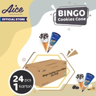 IR Aice Bingo Cookies Cone (1 Karton = isi 24pcs) Es krim