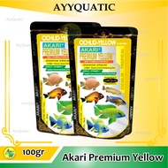 AKARI PREMIUM YELLOW CICHLID PELLETS (1mm)