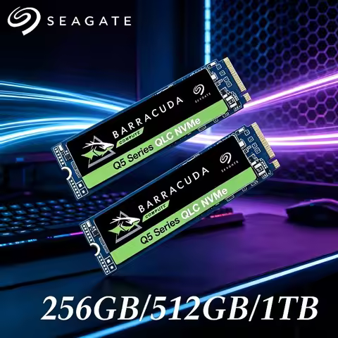 For Seagate BarraCuda Q5 2026 Original High-Speed 2400MB/s SATA M.2 2280 Internal SSD 128GB, 256GB, 