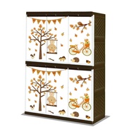 AKAKO ASLI - Lemari 3 pintu susun 4 Printing (LP3P)