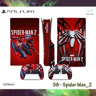 สติกเกอร์ติดเครื่องและจอย กันรอย PS5 SLIM Disc Edition Sticker Protect Screen PS5 SLIM *SLIM รุ่นใส่