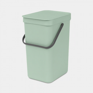 brabantia - 比利時製造 12L Sort &amp; Go分類回收桶 (翡翠綠) 211829 廚房 | 廁所 | 辦公室 垃圾桶 35 x 25 x 20cm