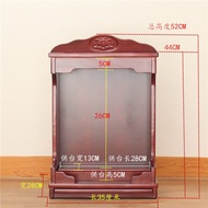 [in stock] 100% Solid Wood Buddha Shrine Chinese Style Buddha Shrine Hanging Cabinet Buddha Cabinet 