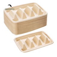 25 PCS Disposable Taco Holders for Party, Taco Tray Holder, Taco Stands for 3 Tacos,for Party