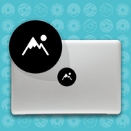Decal Sticker Macbook Apple Macbook Gunung Pegunungan Stiker Laptop