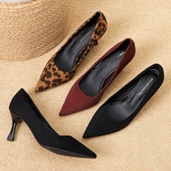 sandal raya kitten heels heels plus size B835-F1 Elijah French Frosted Leopard Print Heels - 2025 Ne