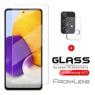 LAYAR Tempered Glass SAMSUNG A52 / A52s / A72 Anti-Scratch Clear Screen Protector and Tempered Camer