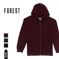 Forest Stretchable Sweatshirt Cotton Terry Hoodie Men Jacket | Jaket Lelaki - 30398