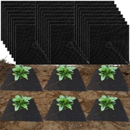 5Pcs Degradable Anti-weed Felt Cloth - Tree Mulch Ring Weeding Barrier - Mulch Mat - Plants Root Pro