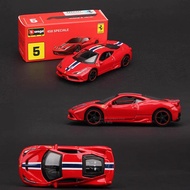 Burago Car Model 1: 64 Ferrari Model 458 F12 Enzo Simulation Alloy Toy Car Genuine Collection Orname