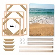 1 Set Wooden Canvas Frame Pine Wood Stretcher Bar DIY Frame Kit, Suitable For 30x40cm 40x60cm 50x70c