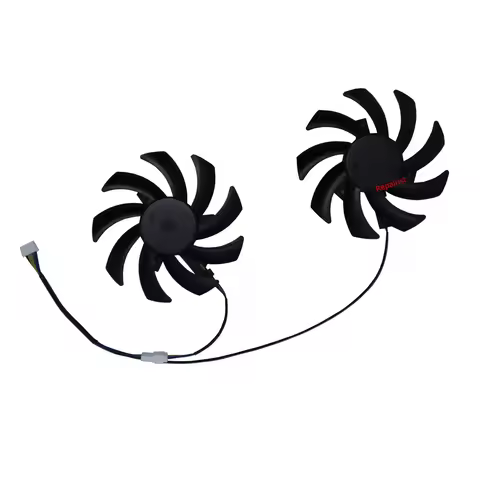 Video Card Fan GPU Cooler For SZSJKJ CMP 30HX 6GB Mining,For SZSJKJ RX 5700 XT 5700XT 8GB,2Pcs/Set,T