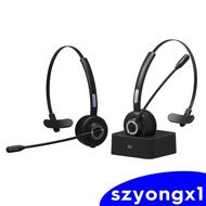 [Szyongx1] Head Mounted Bluetooth Headset Trucker Headset Long Standby Comfortable Bluetooth Headset with for Home