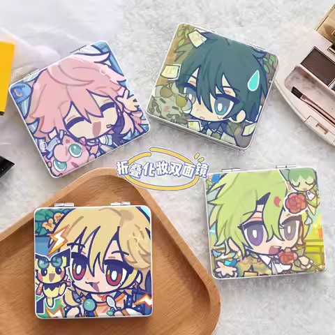 Ensemble stars Tomoe Hiyori Tori Himemiya Vanity Mirror Cosmetic Magnifying Square Pocket Make Up Mi