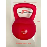 Genuine imported Brosman 6Kg elastic rubber kettlebells, rubber lime kettlebells Rubber kettlebells,