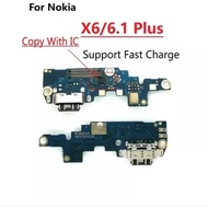 USB Charging Motherboard with Motherboard Cable for Nokia X6 / 6.1 plus