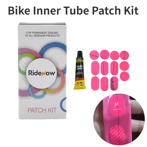 Ridenow Patch Kit Bicycle Tyre Puncture Repair Tool with Glue TPU Bike Inner Tube Repair Tool Bicycl