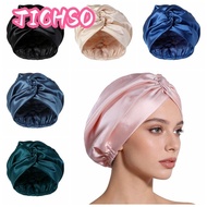 TICHSO Silk Satin Hair Bonnet, Adjustable Breathable Mulberry Silk Wrap, Premium Luxury Satin Fabric