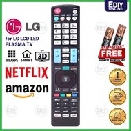 【FREE BATTERY AAA X2】REMOTE CONTROL REPLACEMENT LG L930V L999V ALAT KAWALAN UNIVERSAL SMART TV NETFL