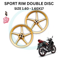 SPORT RIM SP522 DOUBLE DISC HONDA DASH 110 V2 DASH 110 FI DASH 125 FI FUTURE 125 FI WAVE 125 I MOTOR