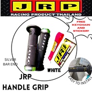 ORIGINAL JRP HANDLE GRIP FOR :  RUSI WAVE |  WHITE |  WITH FREE KEYCHAIN AND STICKER | COD