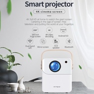 CY303 PRO Projector 4K Android 12.0 Big LCD 4K Mini Projector 1080P Dual Band WiFi + Bluetooth5.0 Wi