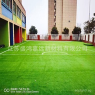 Kindergarten Artificial Turf No Sand Needed Recyclable Three-Color Green Fake Grass Landscape Leisur