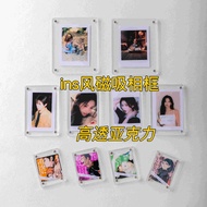 Acrylic Polaroid Magnetic Photo Frame Photo Refrigerator Sticker Display Frame Magnet Transparent Ph